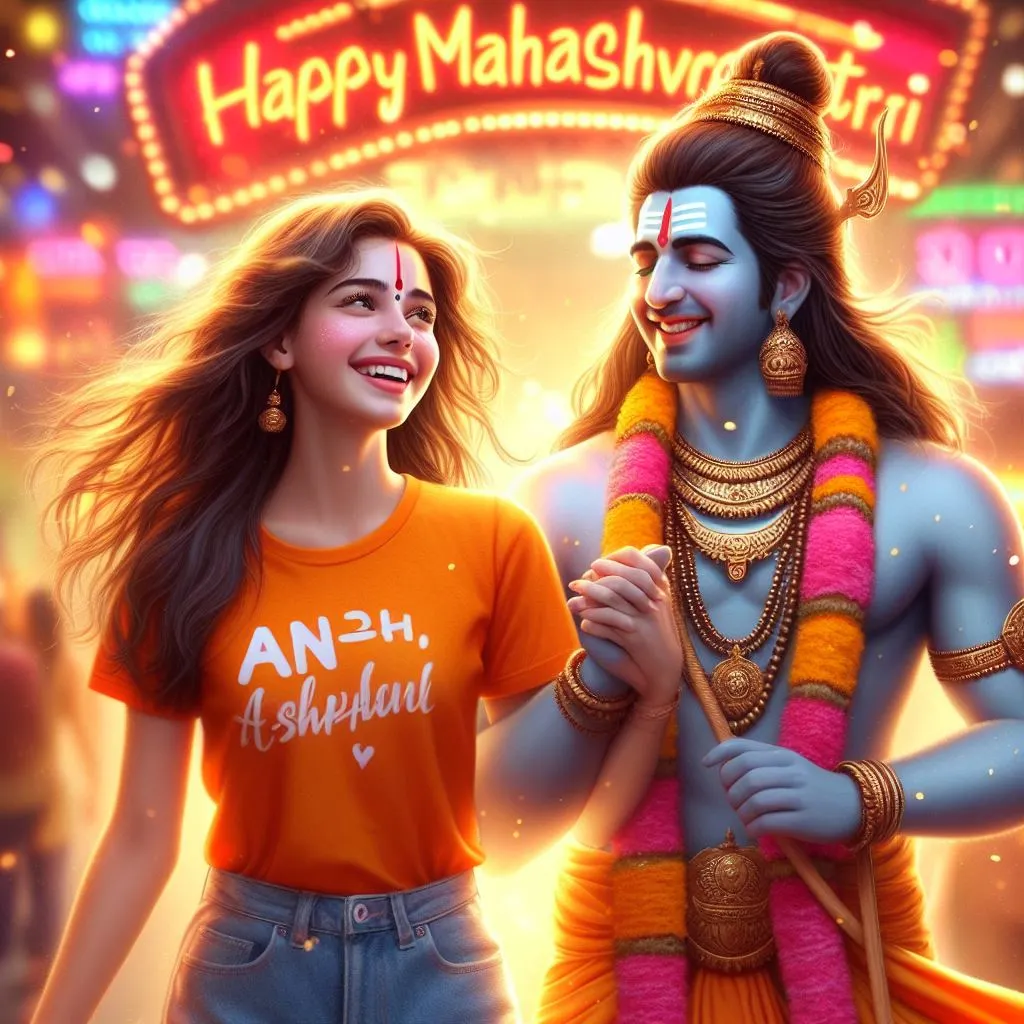 Maha Shivratri Trending Images 2024 with Girl