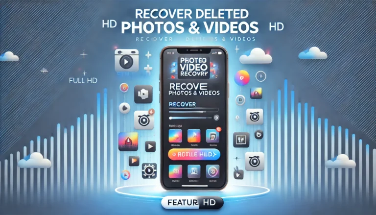 Recover Deleted Photos & Videos Easily with Photo Recovery App