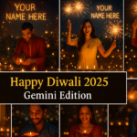 Happy Diwali 2025 Gemini Edition – Top 10 AI Image Prompts (with YOUR NAME HERE)