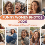 Funny women photos 2026 collage showing candid and playful women moments