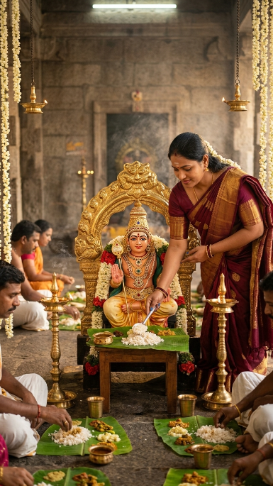 Serving food to Lord Murugan 2026