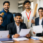Celebrating achievements in a modern office