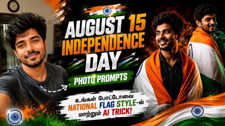 Create a Patriotic Indian Tricolor Portrait with AI