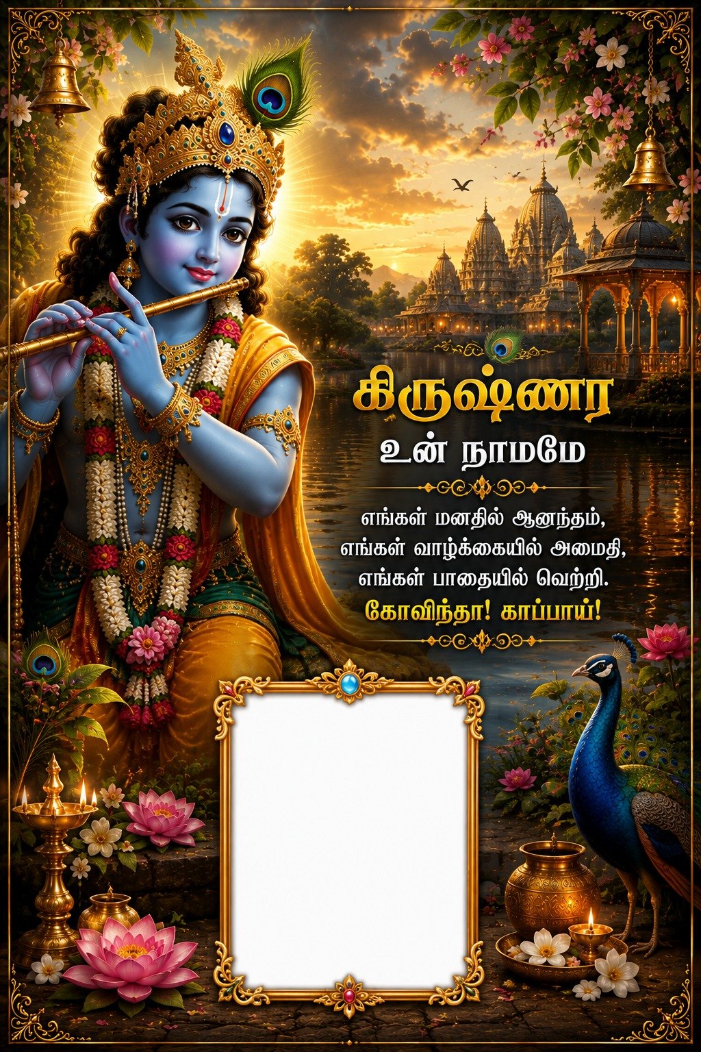 Vel Muruga Photo Frame Download