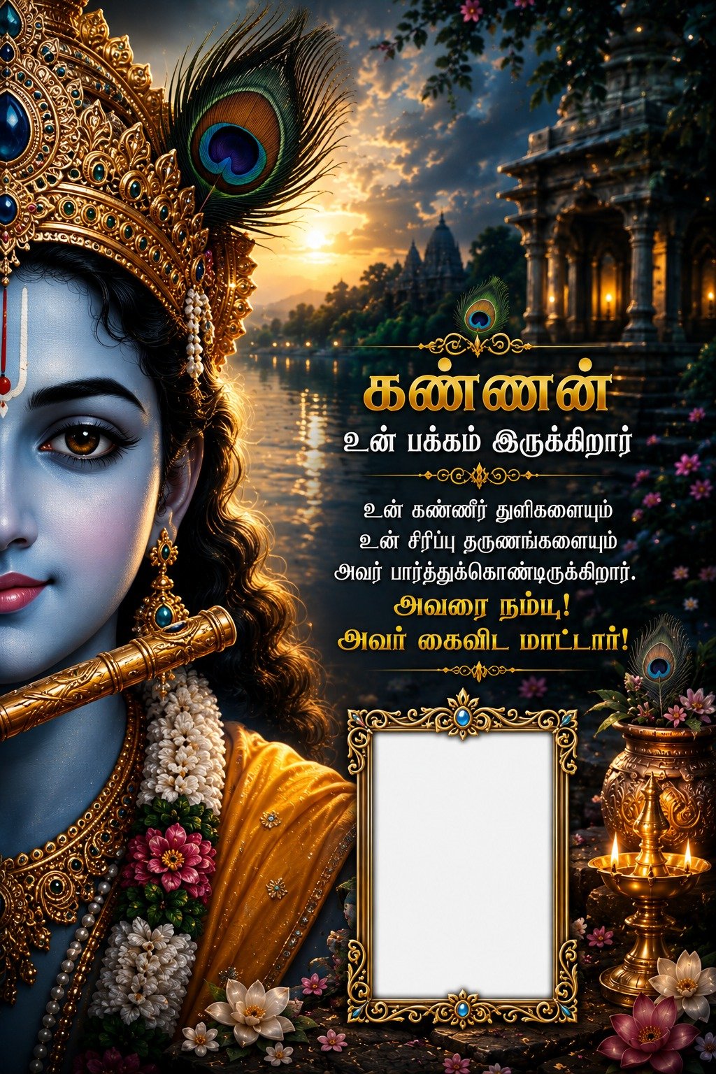 Vel Muruga Photo Frame Download