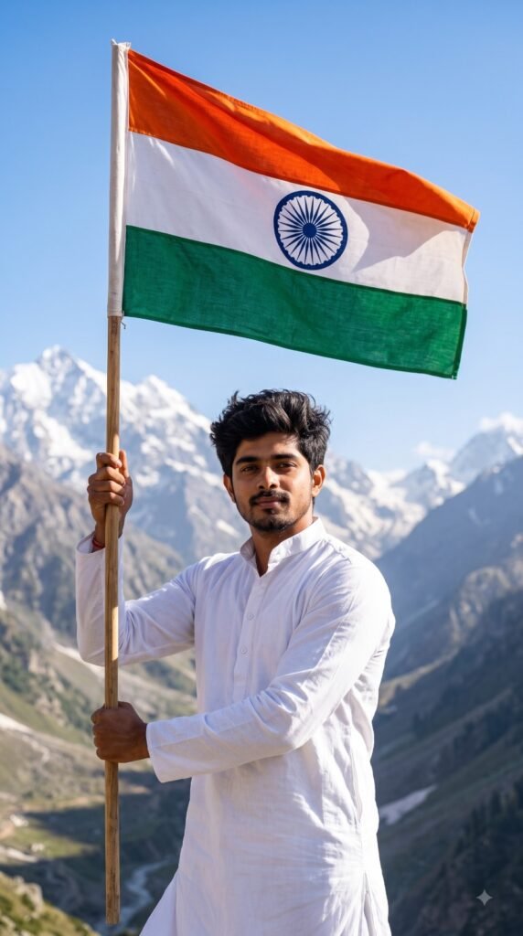 Independence Day AI Photo Prompt: Create Viral 15 August Photos 8 Independence Day AI Photo Prompt 2 – 15 August Poster With Your Photos