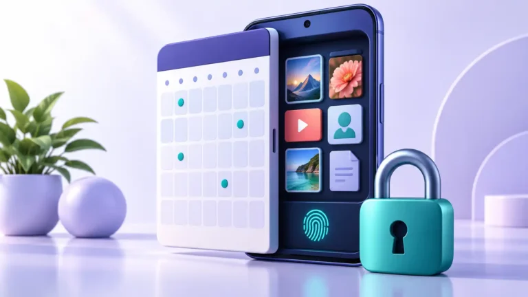 Vault for Android: Hide Private Files Behind a Calendar